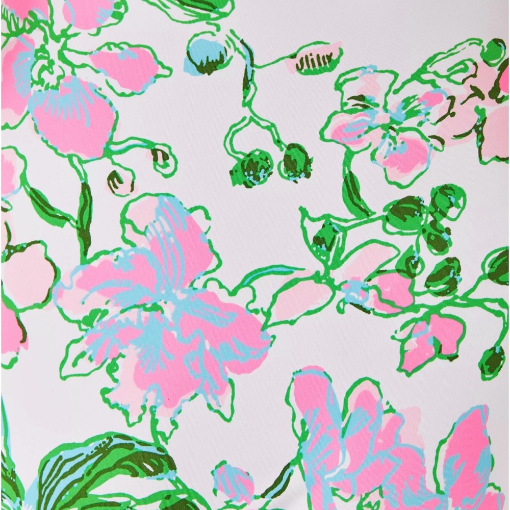 NWT Lilly Pulitzer Napili One-Piece Swimsuit Multi Orchids On The Avenue Sz 4 - Picture 4 of 4